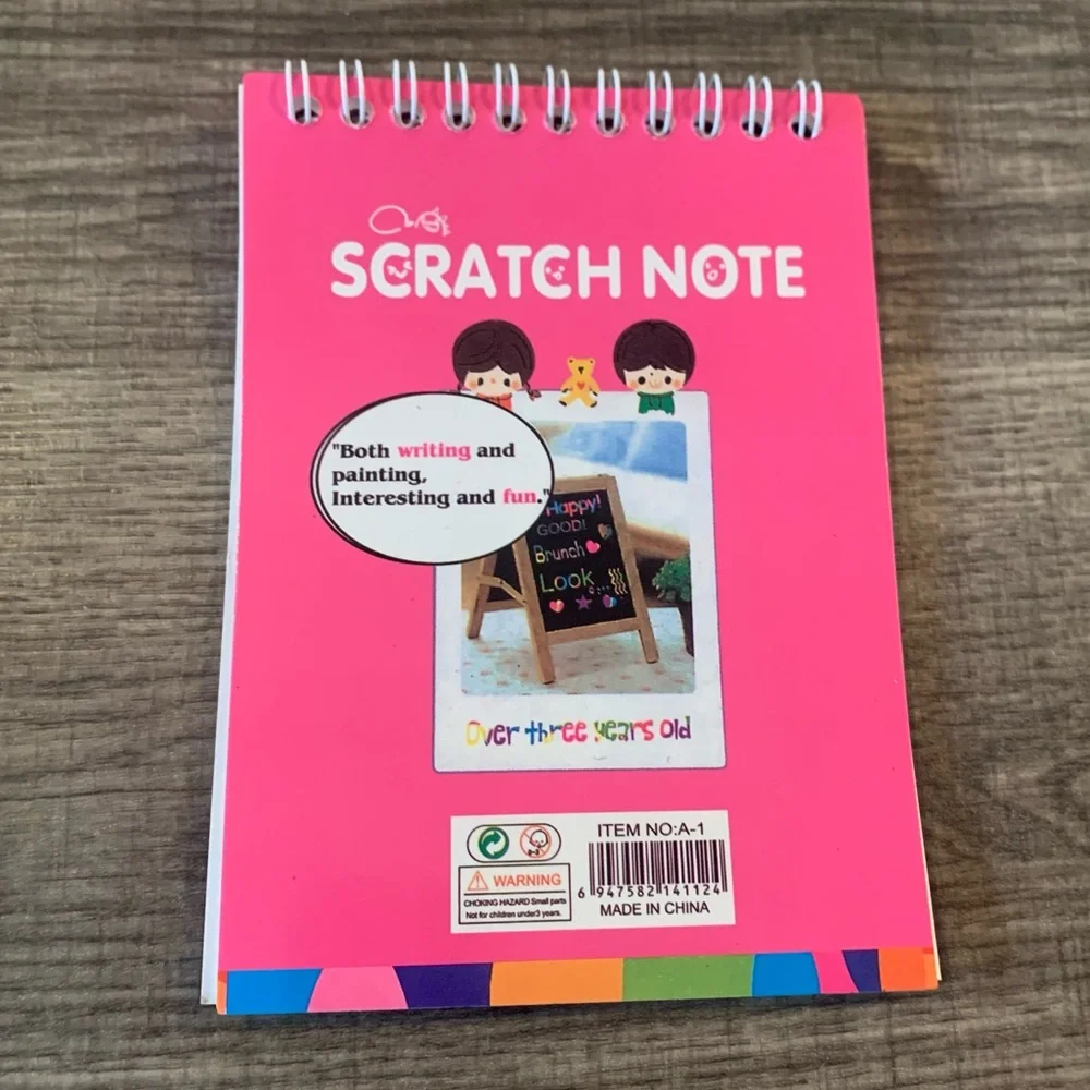 🍒🍒 Rainbow Scratch Note Book